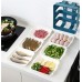 6-Layer Kitchen Cooking Preparation Plate Organizer Storage Set